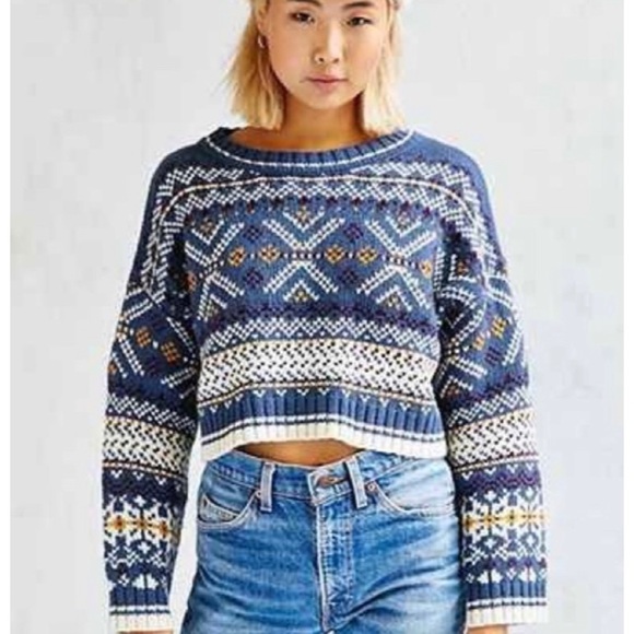 URBAN OUTFITTERS BDG anna crop oversized sweater - Picture 10 of 10